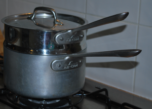 3qt Sauce Pan with Steamer Attachment